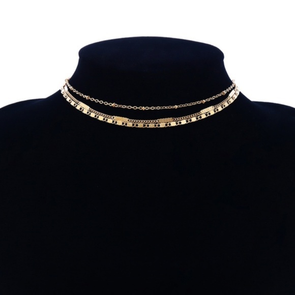 dora boutique Jewelry - Boutique Minimalist Layers Choker Necklace